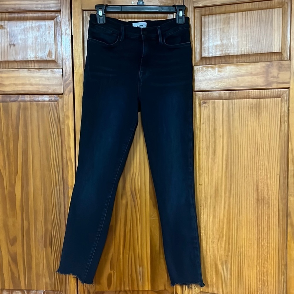 Frame Le High Skinny Jeans in Seaway